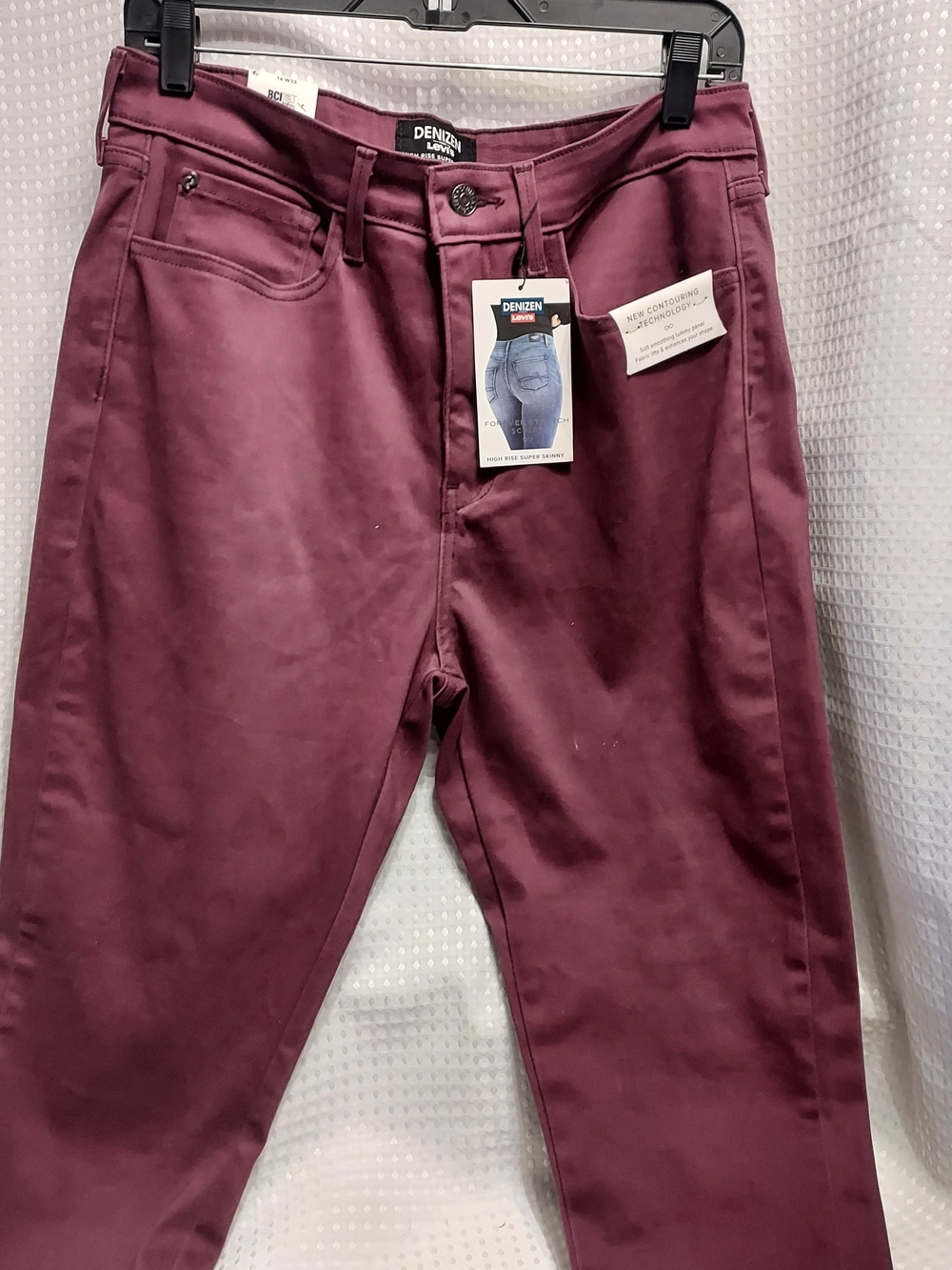 Denizen from Levi's Women's Burgundy Slim Straight Jeans